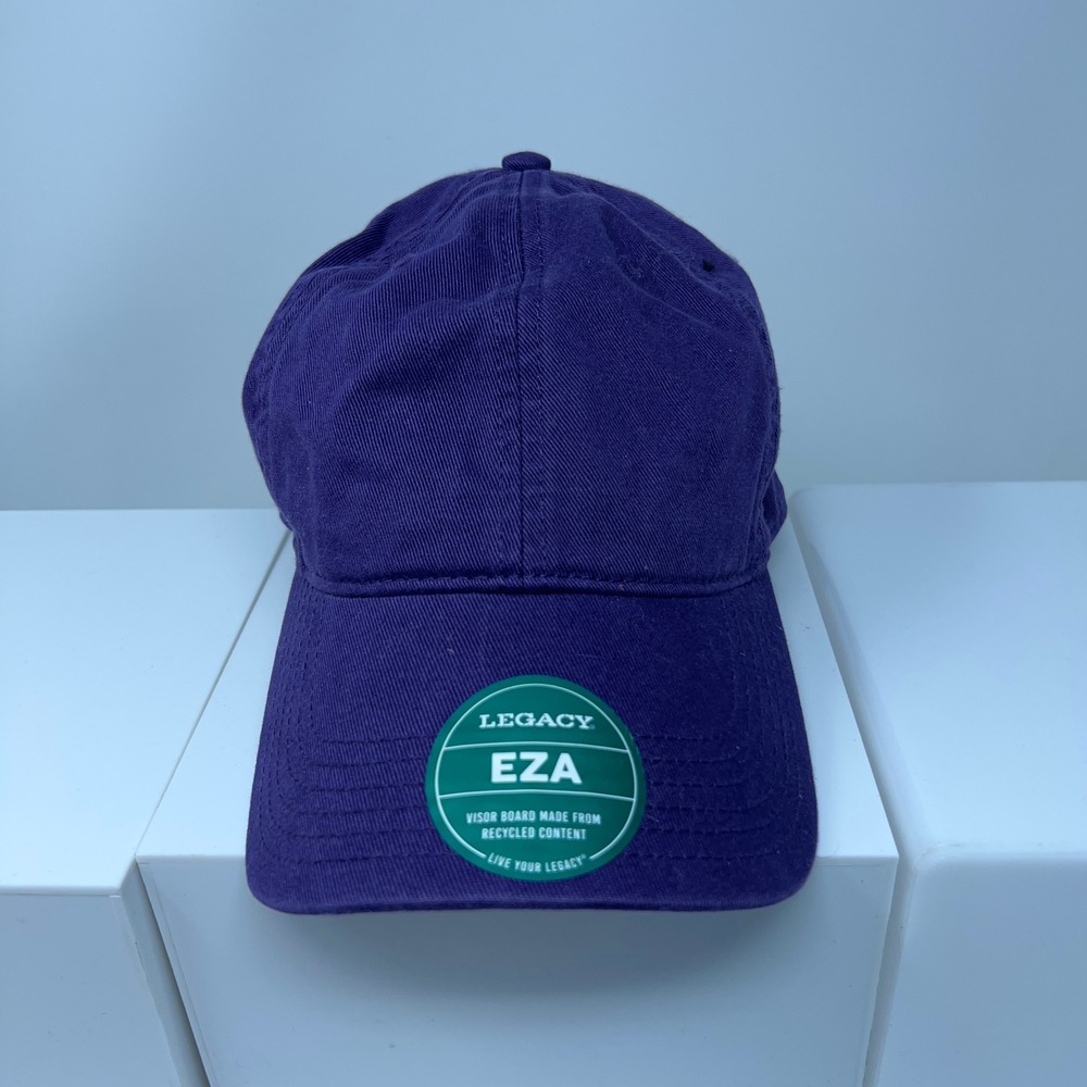 Legacy Unisex OS Purple EZA Recycled Visor Strapback Dad Hat NWT